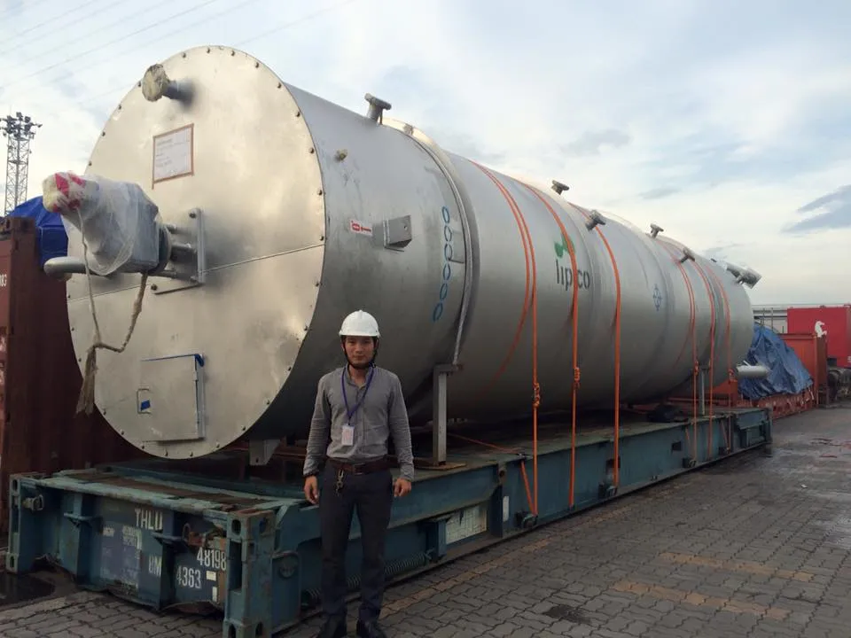 Vận chuyển bồn cho dự án dầu Cái Lân, Hiệp Phước, Nhà Bè