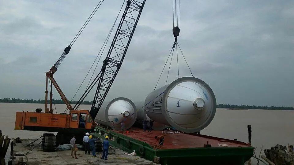 VẬN CHUYỂN BỒN SIÊU TRƯỜNG SIÊU TRỌNG DỰ ÁN NHÀ MÁY BIA