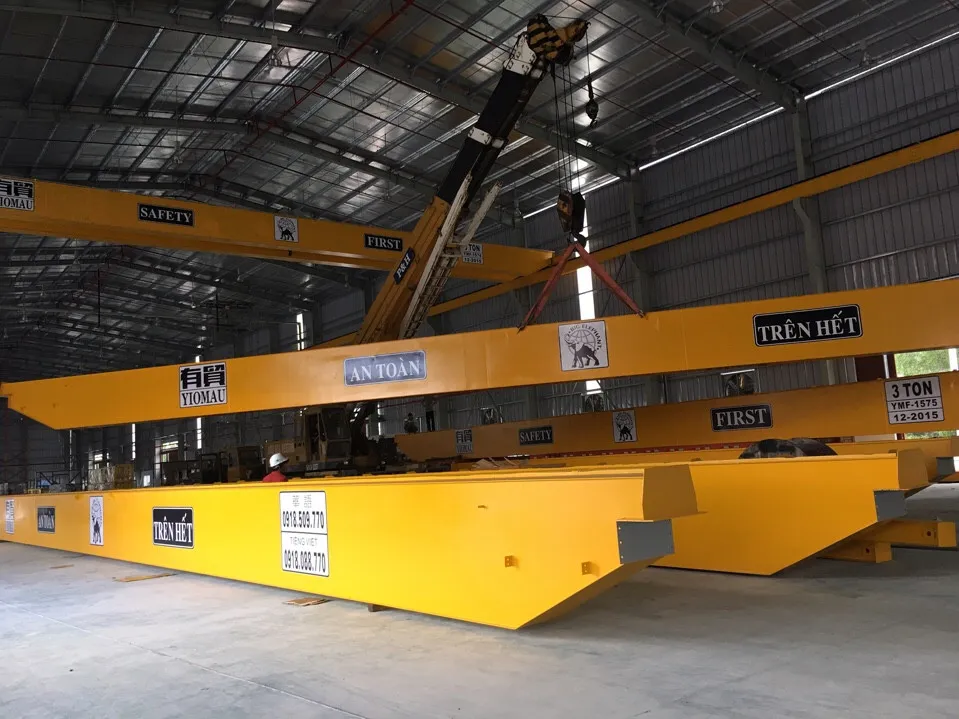 Vận chuyển và lắp đặt dầm cẩu về KCN Mỹ Phước 3