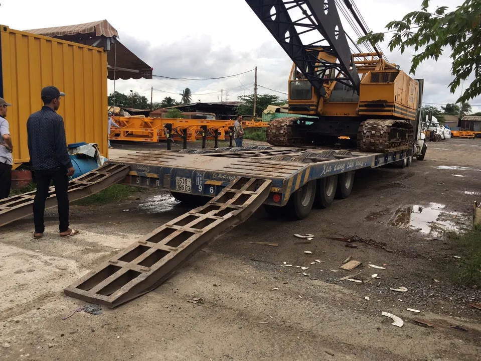 Dịch vụ vận chuyển máy cơ giới siêu trường siêu trọng