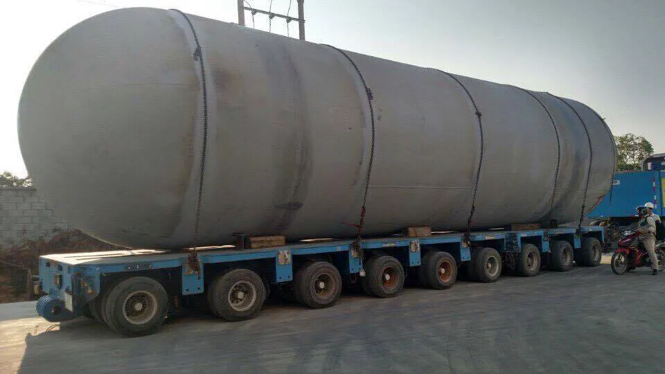 Vận chuyển hàng dự án bồn cơ khí