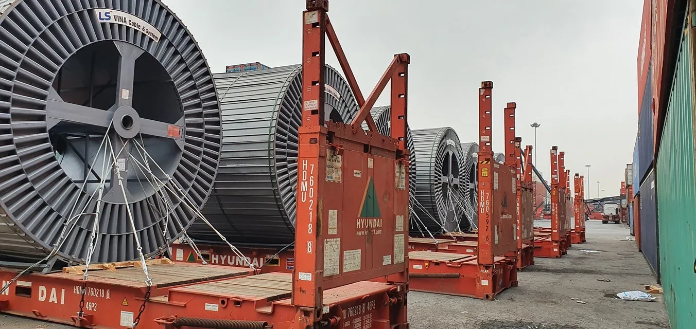 vận chuyển container flat rack