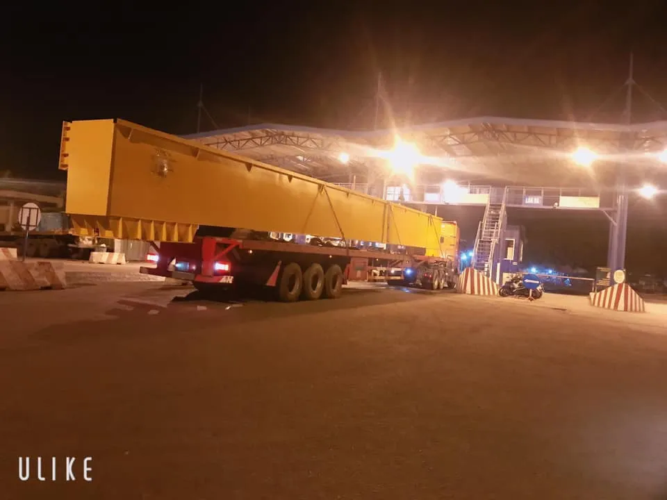 Vận chuyển hàng dầm cẩu trục quá khổ quá tải đi Tây Ninh