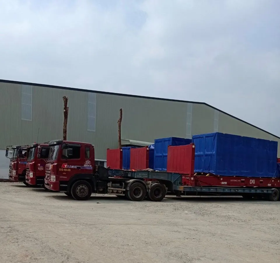 Vận chuyển lô container siêu trường siêu trọng đi Bình Dương